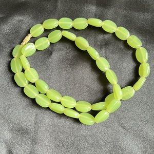 Green Beaded Necklace Set